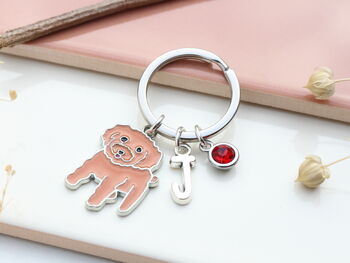 Personalised Cockapoo Keyring Miniature Poodle, Cavapoo, 6 of 12