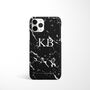 Black Marble Personalised Phone Case, thumbnail 3 of 5