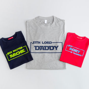 Dad And Child Star Wars T Shirt Set, 5 of 12