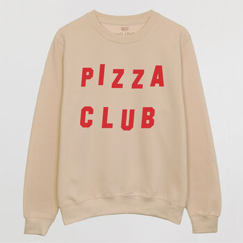 Pizza Club Women’s Slogan Sweatshirt, 2 of 3