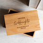 Personalised Keepsake Box Gift For Goddaughter Or Godson, thumbnail 4 of 4