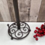 Brown Iron Cockerel Kitchen Roll Holder Metal Stand, thumbnail 9 of 10