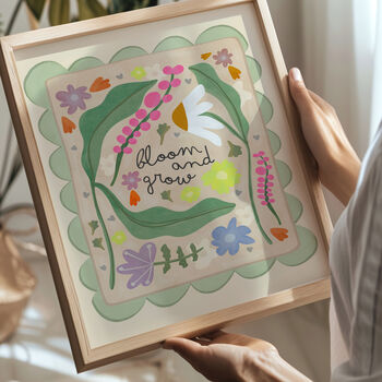Bloom And Grow Floral Print, 2 of 2