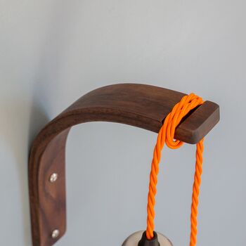 Wooden Wall Bracket Plant Hanger / Light Holder, 8 of 8