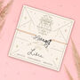 Libra Zodiac Star Sign Bracelet For October Birthday, thumbnail 3 of 6