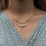Sterling Silver Or Gold Vermeil Honey Bee Necklace, thumbnail 1 of 5