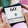 60th Birthday Birthstone Necklace, thumbnail 1 of 7