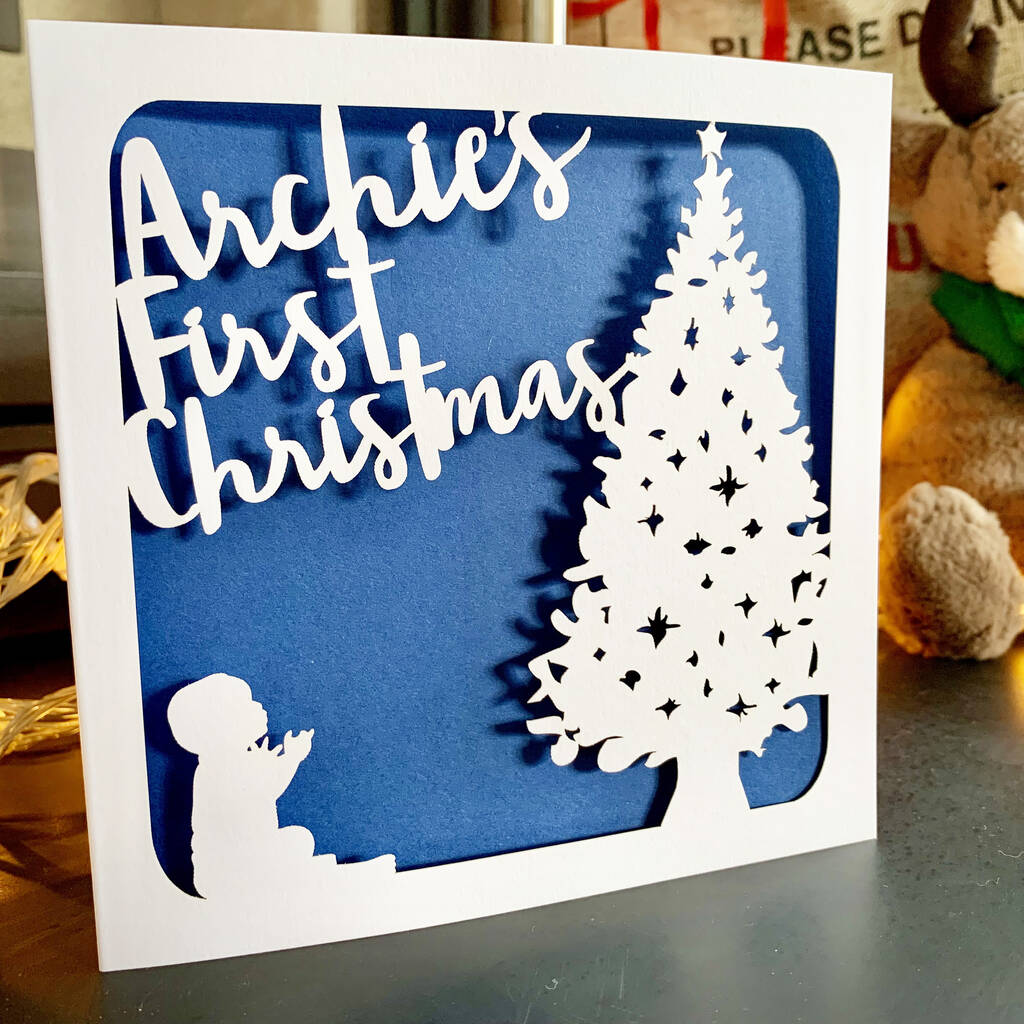 Personalised First Christmas Card, 1 of 4