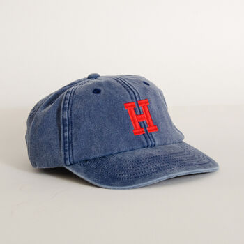 Custom Initial Embroidered Junior Vintage Cap, 2 of 12
