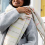 Pastel Fleck Stripe Winter Scarf, thumbnail 2 of 3