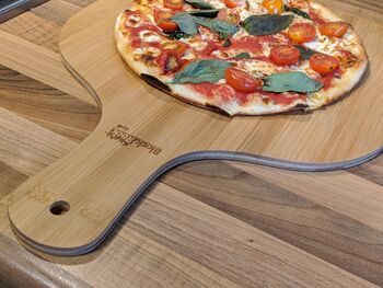 Large Bamboo Pizza Paddle Board, 11 of 11