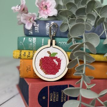 Thank You, Teacher! Apple Mini Matchbox Cross Stitch Kit, 2 of 3