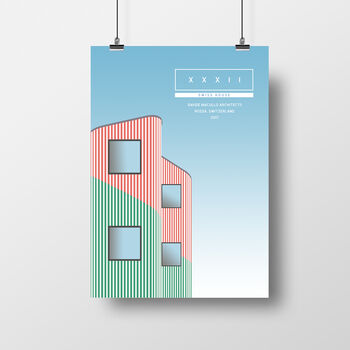 Architecture Print Swiss House, 4 of 6
