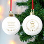 Personalised Queens Commemorative Wreath Bauble, thumbnail 3 of 3