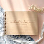 Personalised Wood Wedding Guest Book Alternative, thumbnail 8 of 9