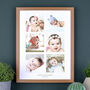 Personalised Six Photos Baby Print, thumbnail 1 of 7