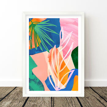 Colourful Botanical Abstract Art Print, 9 of 12