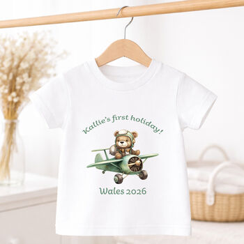 Personalised First Holiday Baby Grow, 3 of 7