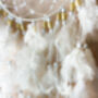 White Whimsical Feather Dream Catcher, thumbnail 5 of 6