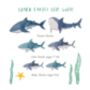 Personalised Baby Shark Family Tile Gift For Dad, thumbnail 2 of 3