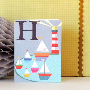 Mini H For Harbour Card, 4 of 5