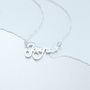 Personalised Name Heart Necklace, thumbnail 5 of 6