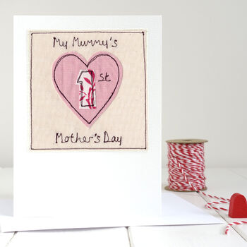 Personalised Heart 1st Birthday Card For Girls, 6 of 12