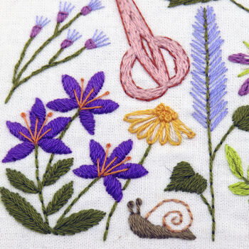 How Does Your Garden Grow Hand Embroidery Kit, 7 of 12