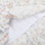Nina White Floral Frill Dress, thumbnail 4 of 5