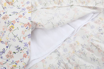 Nina White Floral Frill Dress, 4 of 5