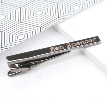 Personalised #Boss Dad Tie Clip, 4 of 9