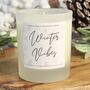 Winter Vibes Christmas Gift Scented Candle, thumbnail 1 of 7