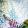 Purple And Pink Foxglove Flower Stem Faux Glass Flowers, thumbnail 2 of 9