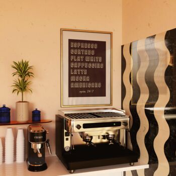 Retro Coffee Print, 3 of 5