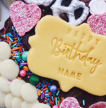 Personalised Happy Birthday Brownies, 3 of 5