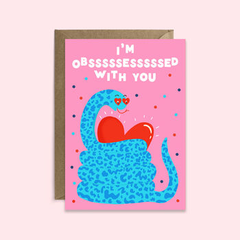 Obsessed With You Valentine's Day Card, 2 of 2