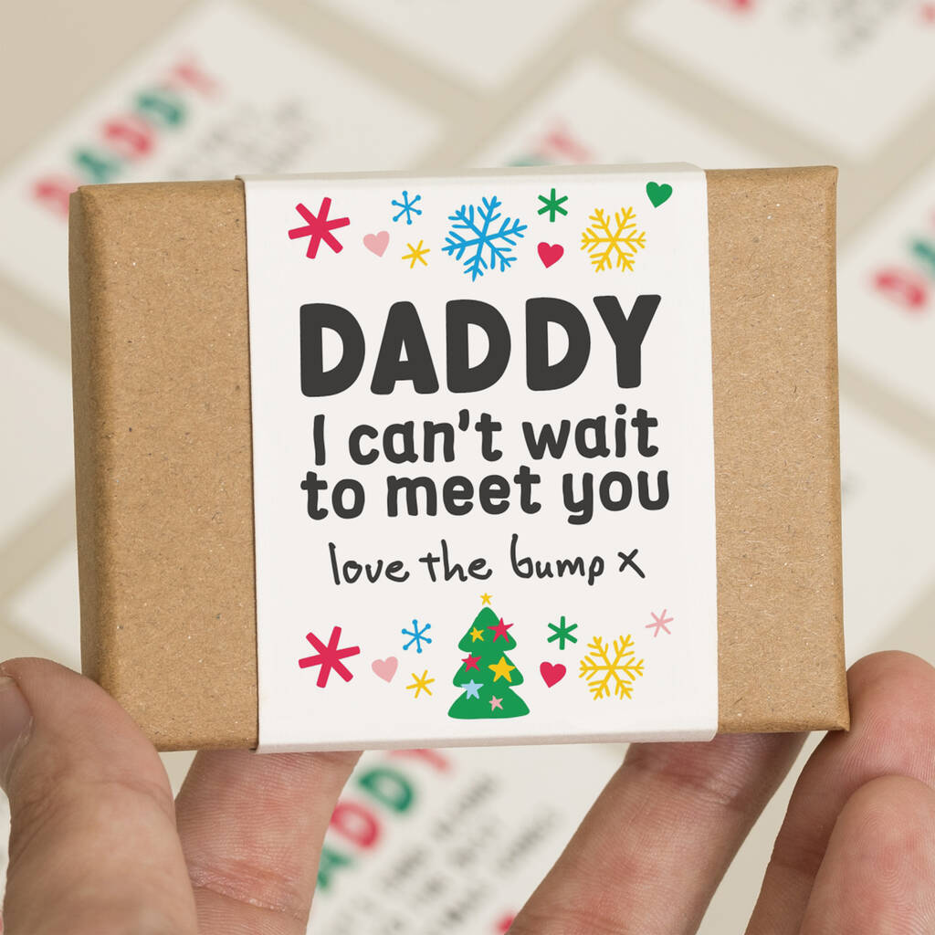 Dad Christmas Gift From The Bump By Twist Stationery