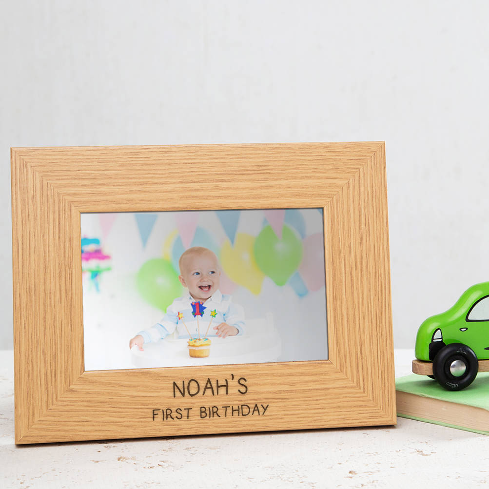 Personalised Baby First Birthday Memory Photo Frame, 1 of 5