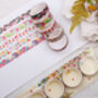 Bright Floral Washi Tape Mixed Pack, Eco Friendly Paper Sellotape Roll, thumbnail 1 of 2