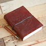Indra Celtic Knot Leather Journal Notebook, thumbnail 2 of 10