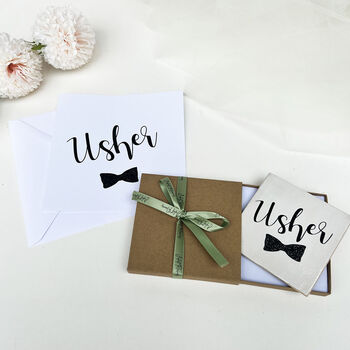 Usher Wedding Card, 4 of 6