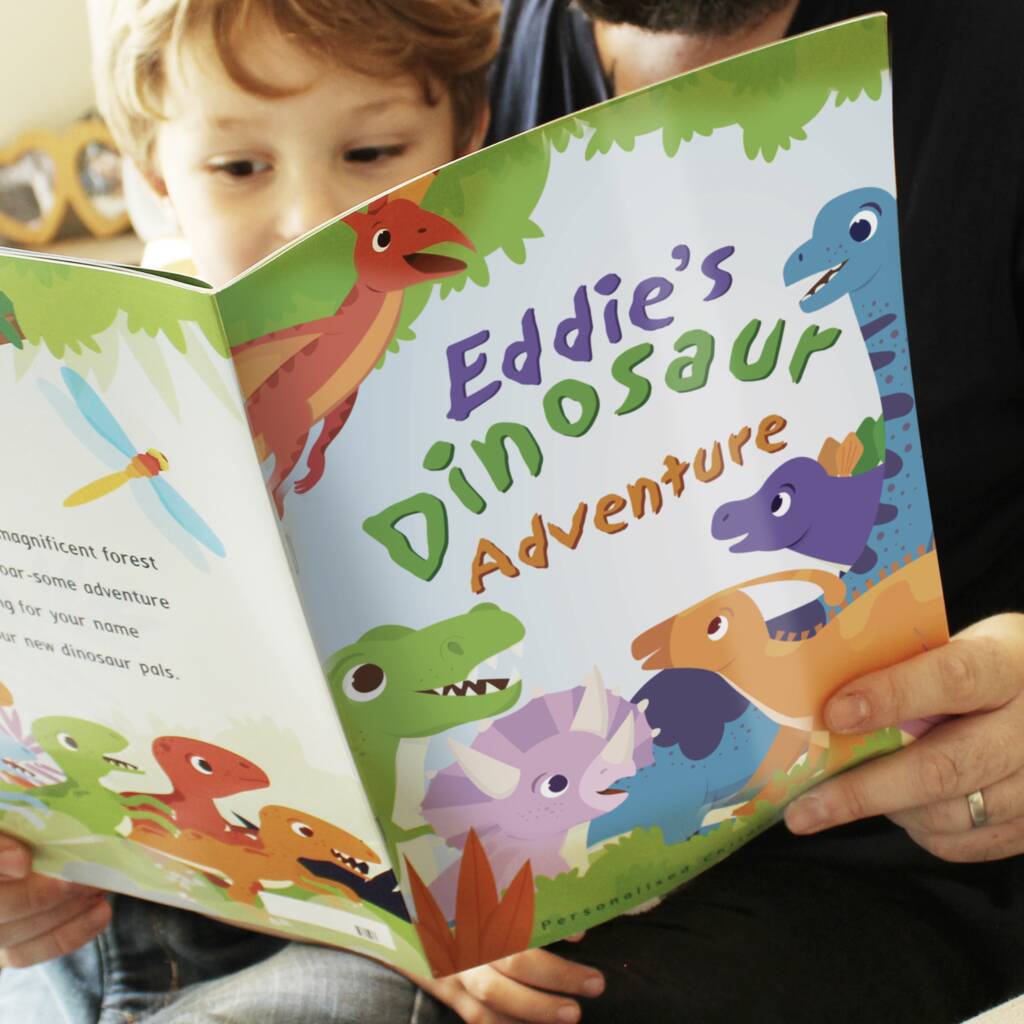 Personalised Dinosaur Adventure Story Book By The Giftologist ...