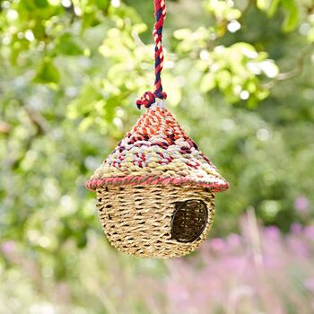 Round Recycled Cotton Birdhouse, 4 of 10
