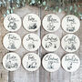 Pooh Bear Wooden Baby Milestone Discs Set Baby Gift, thumbnail 1 of 9