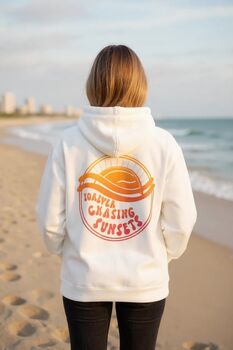 'Forever Chasing Sunsets' Hoodie, 3 of 6