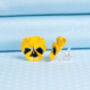 Pansy Stud Or Clip On Earrings In A Choice Of Colours, thumbnail 2 of 5