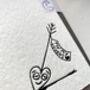 Cupid's Arrow Letterpress Valentine's Card, thumbnail 2 of 3