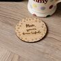 Personalised Mum Wooden Coaster – Engraved Gift For Mummy, Ideal Birthday Or Mothers Day Present, thumbnail 2 of 3