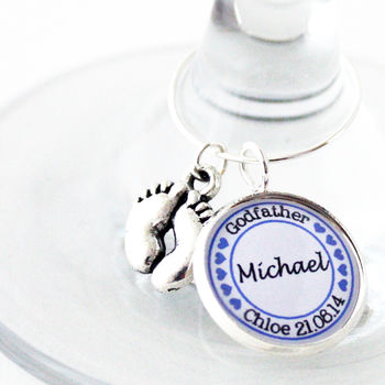 Personalised Godparent Wine Charm, 2 of 6