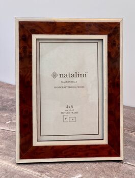 Natalini Brown And White Photo Frame, 2 of 4
